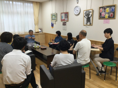 事後検討会小学部の様子
