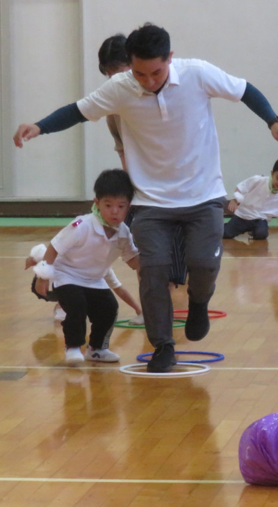 年少親子競技